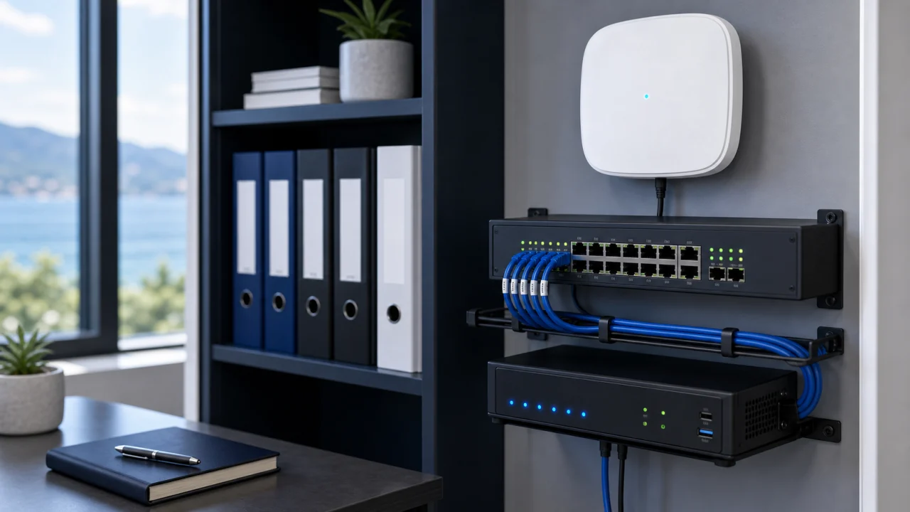 Réseau Wi-Fi et périphériques informatique à Nyon