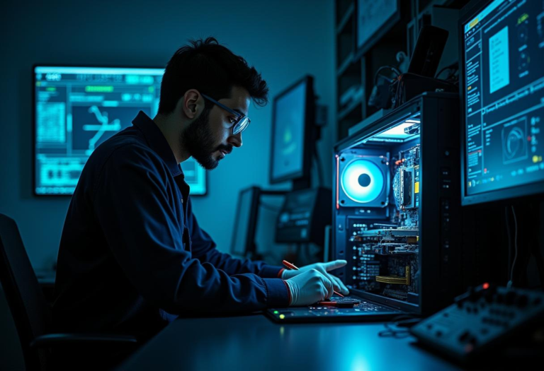 réparation et dépannage informatique sur un ordinateur à fribourg